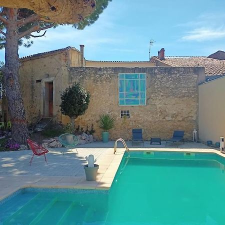Le Clos Du Pin Thezan-les-Beziers Bagian luar foto