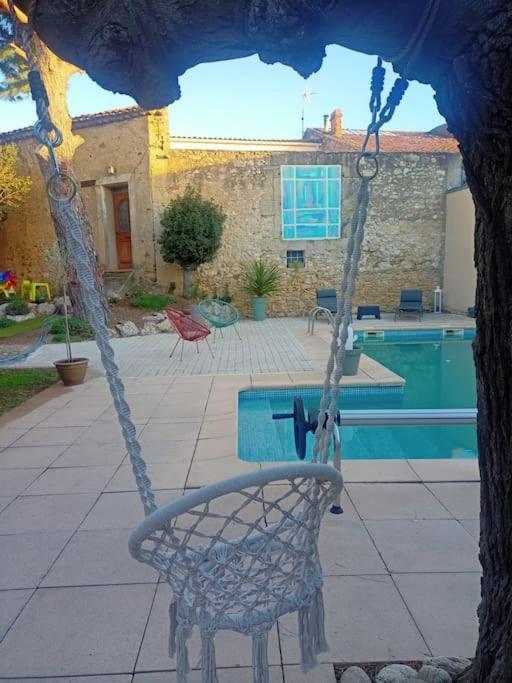 Le Clos Du Pin Thezan-les-Beziers Bagian luar foto